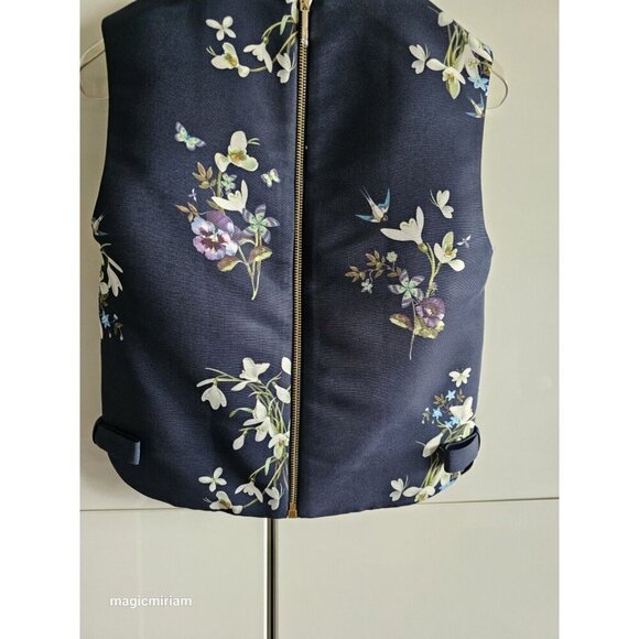 BNWT Ted Baker London Samsa Entangled Enchantment Crop Top - Picture 8 of 15